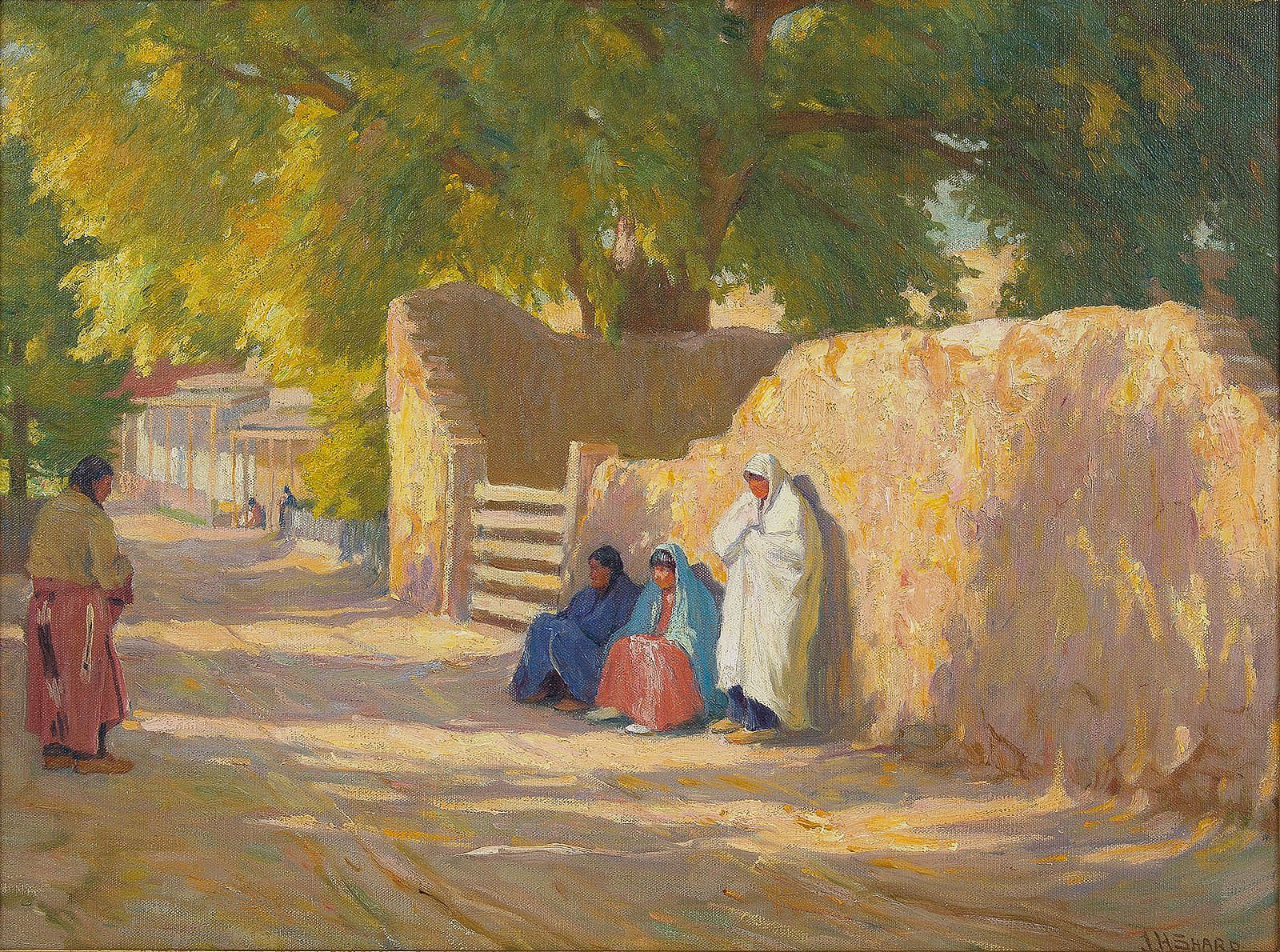 Taos Indians in the Sunlight